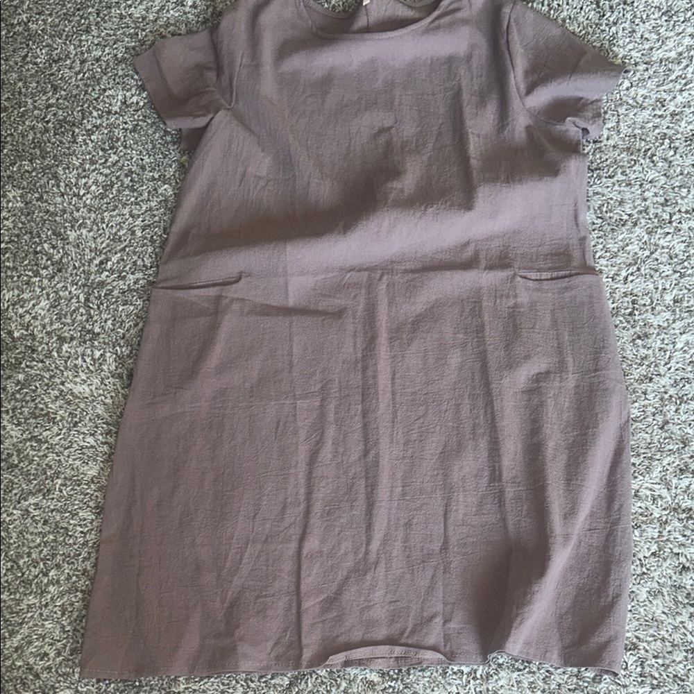 Elegant Mauve Women's Dress